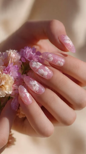 İzmir düğün fotoğrafçısı çekiminde gelin tırnak modelleri çiçeğini tutan gelinin zarif wedding nails ve pırlanta yüzük detayı.
